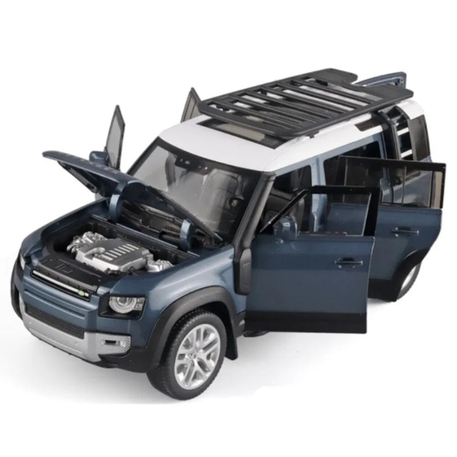 Defender 110 Blue Metal Diecast Car 1:18 (28x11 cm)