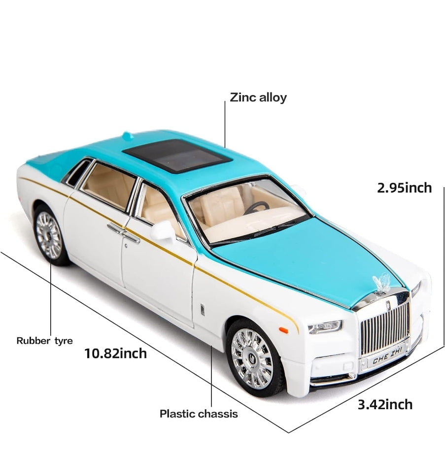Rolls Royce Phantom Metal Diecast Car 1:24 (20x8 cm)