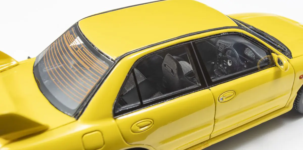 Mitsubishi Lancer Evolution III YELLOW 1:43 scale model car - Kyosho