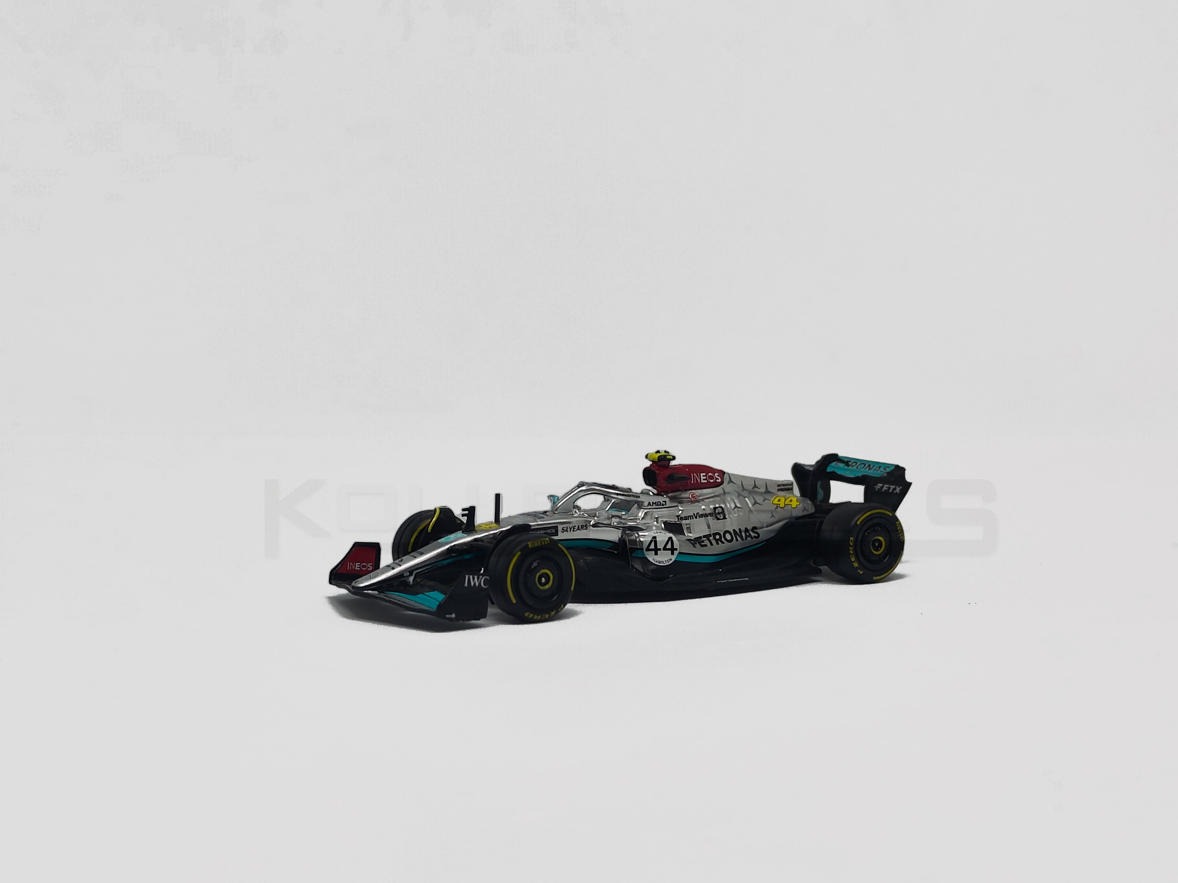 Mercedes Benz - AMG F1 W13E Performance Belgian Grand Prix 2022 1:64 scale model car - Tarmac Works