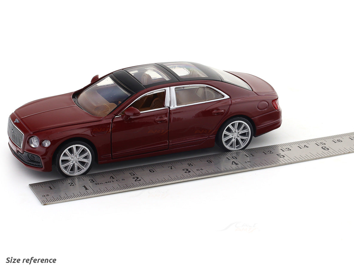 Bentley Flying Spur Red 1:38 MSZ licensed pullback diecast Scale Model car collectible