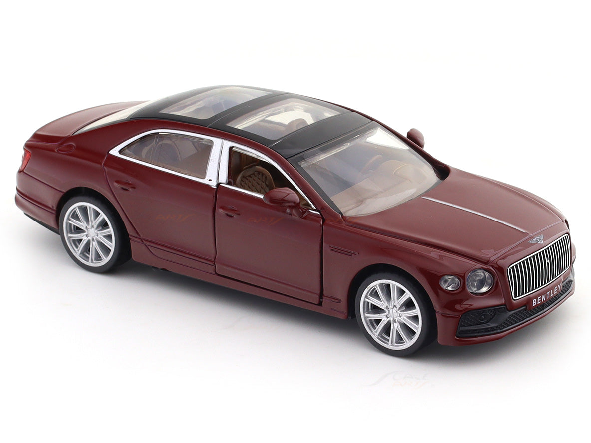 Bentley Flying Spur Red 1:38 MSZ licensed pullback diecast Scale Model car collectible