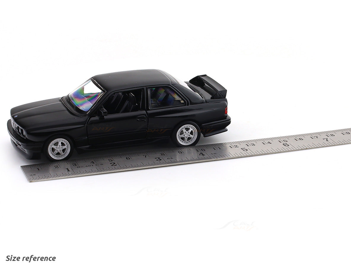 BMW M3 E30 Black 1:33-42 RMZ City licensed pull back car scale model