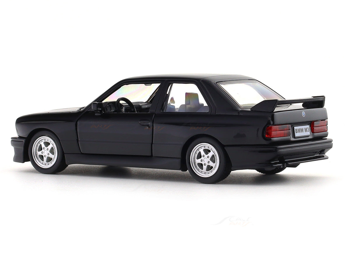 BMW M3 E30 Black 1:33-42 RMZ City licensed pull back car scale model