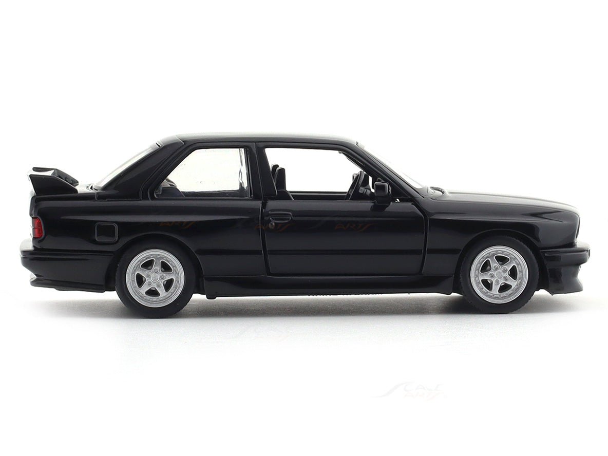 BMW M3 E30 Black 1:33-42 RMZ City licensed pull back car scale model