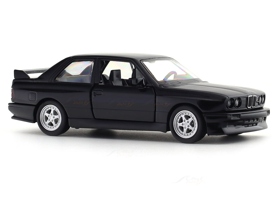 BMW M3 E30 Black 1:33-42 RMZ City licensed pull back car scale model