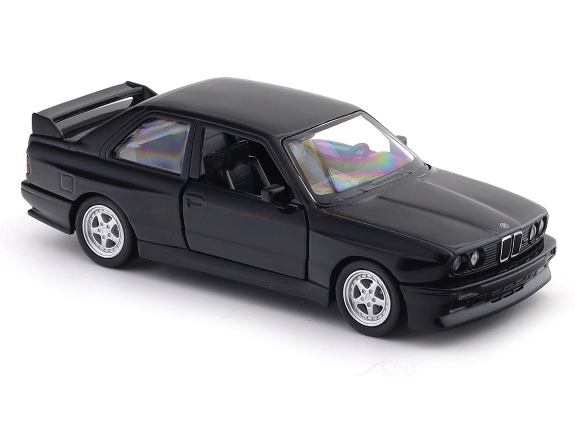 BMW M3 E30 Black 1:33-42 RMZ City licensed pull back car scale model