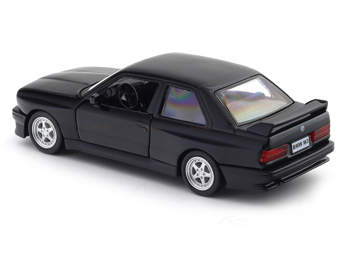 BMW M3 E30 Black 1:33-42 RMZ City licensed pull back car scale model