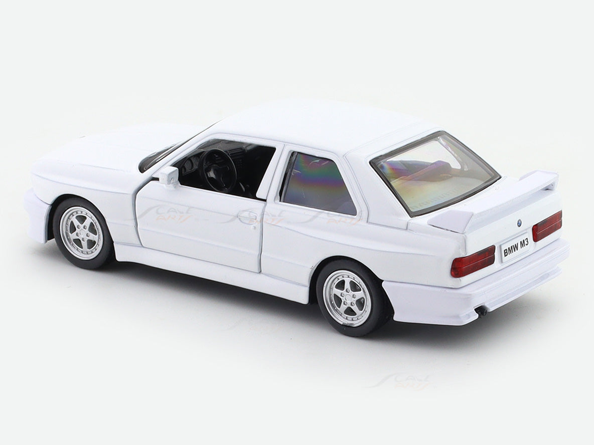 BMW M3 E30 White 1:33-42 RMZ City licensed pull back car scale model