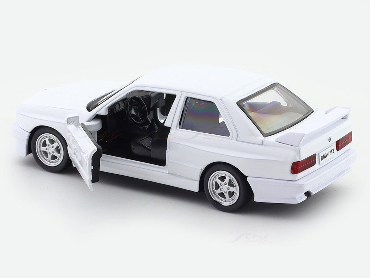 BMW M3 E30 White 1:33-42 RMZ City licensed pull back car scale model