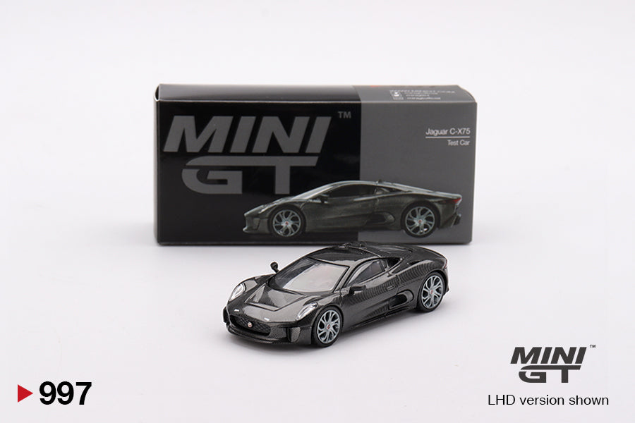Jaguar C-X75 Test car 1:64 scale model car - Mini GT