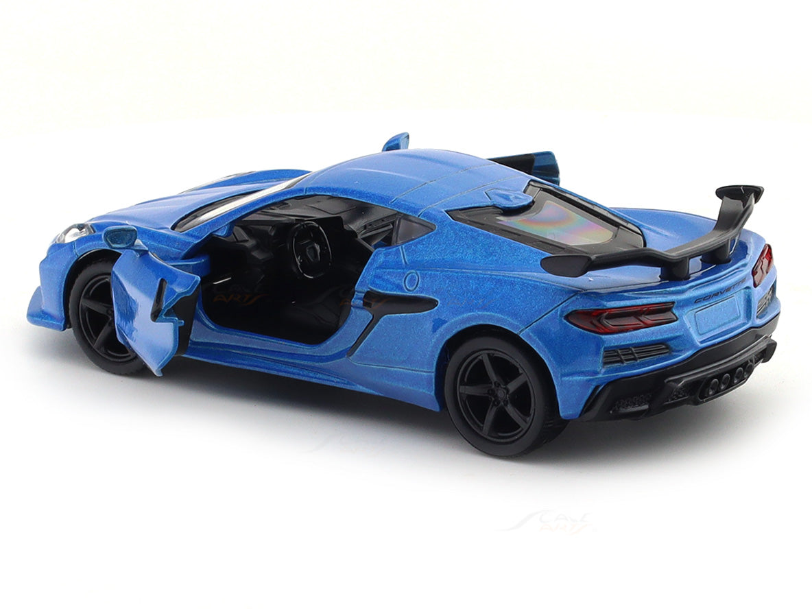 Chevrolet Corvette Z06 blue 1:33-42 RMZ City licensed pull back car scale model