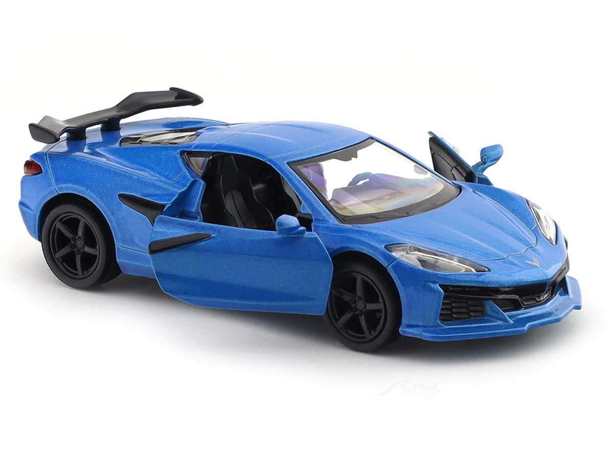Chevrolet Corvette Z06 blue 1:33-42 RMZ City licensed pull back car scale model