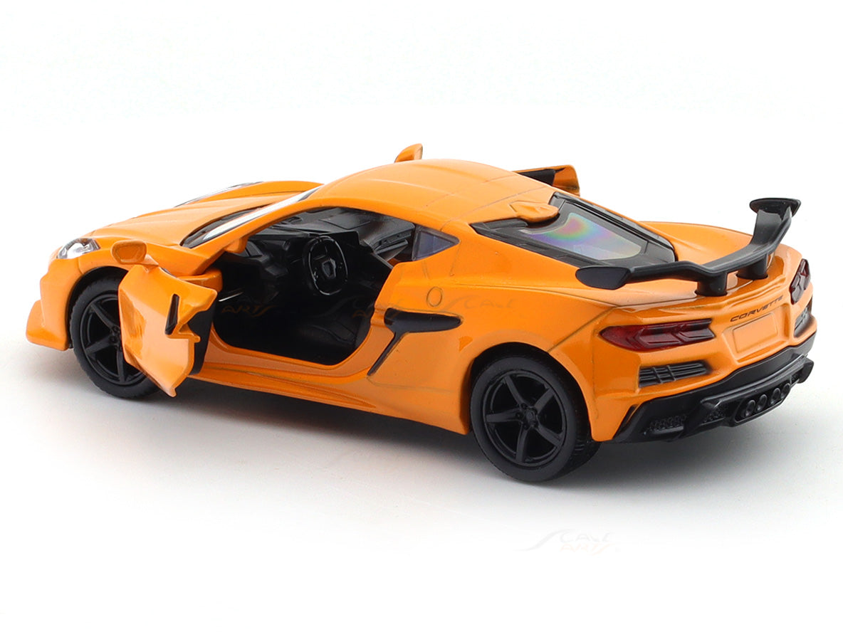 Chevrolet Corvette Z06 orange 1:33-42 RMZ City licensed pull back car scale model