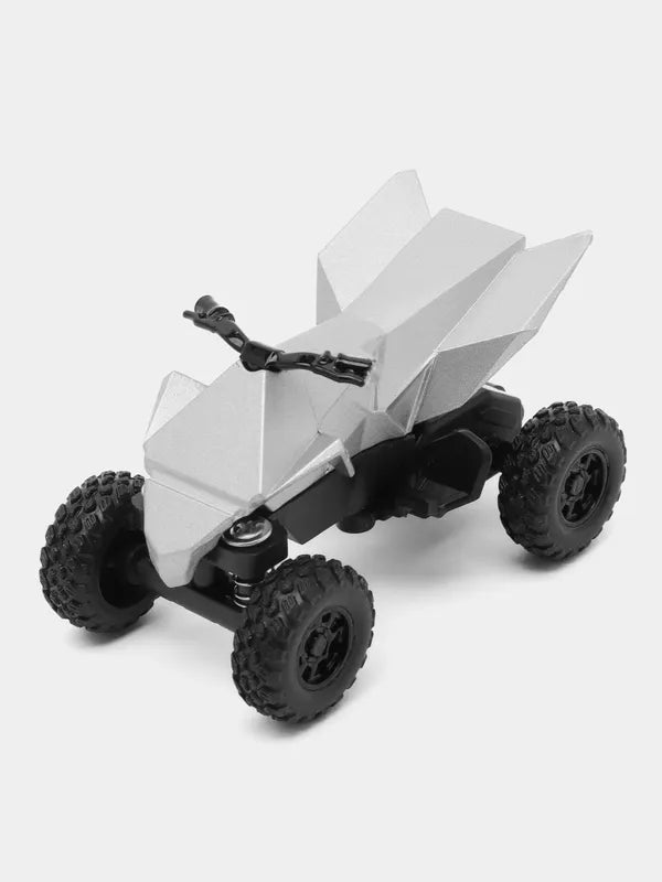 Tesla Cybertruck Trailer Camper 1:32 Diecast Scale model GREY