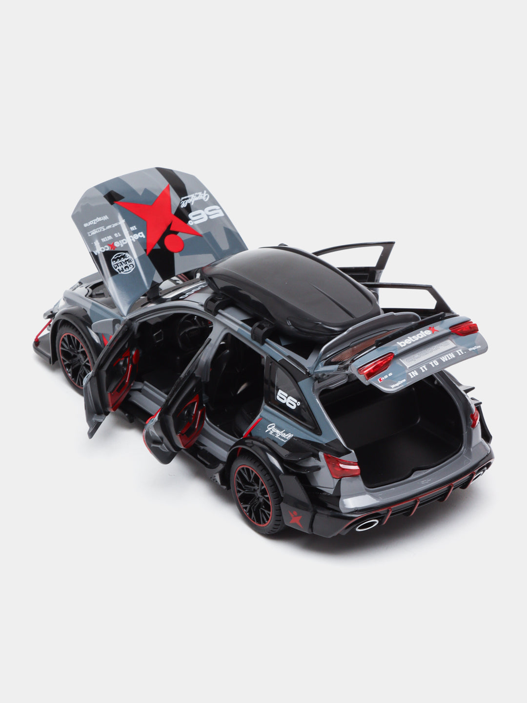 Audi RS6 1:24 Diecast Scale Model with print