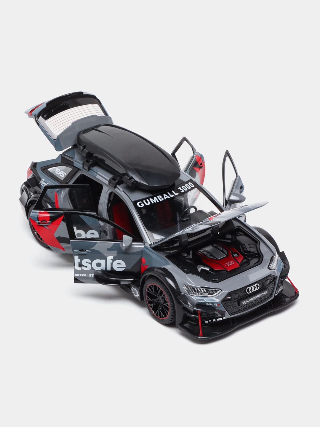 Audi RS6 1:24 Diecast Scale Model with print