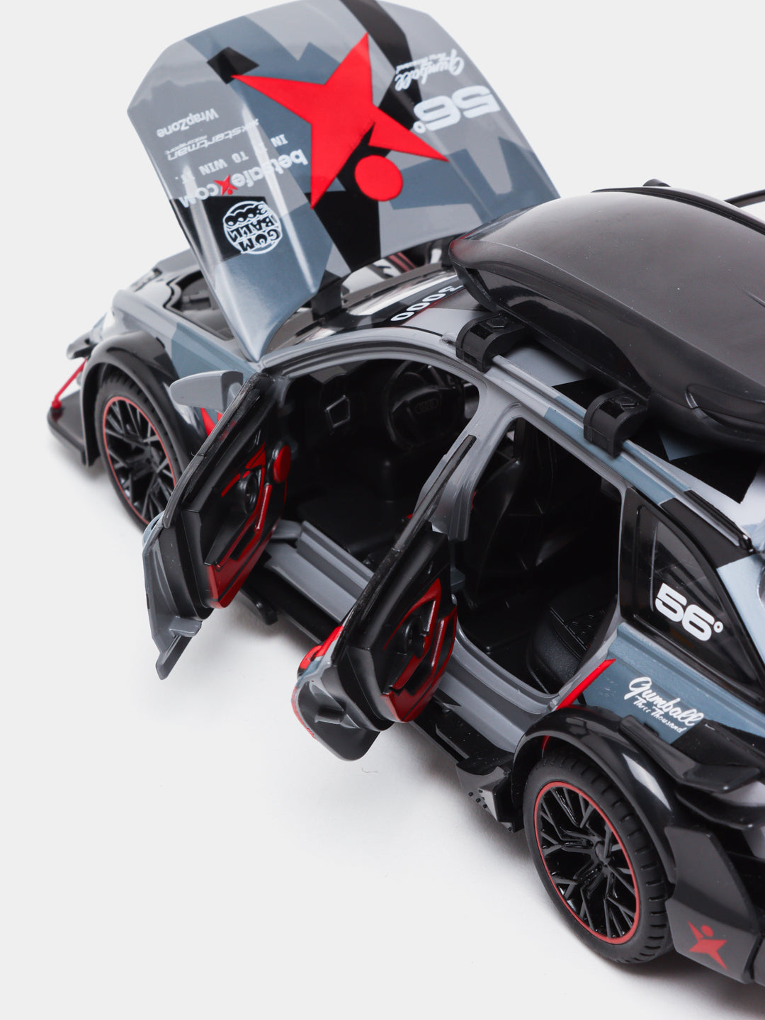 Audi RS6 1:24 Diecast Scale Model with print