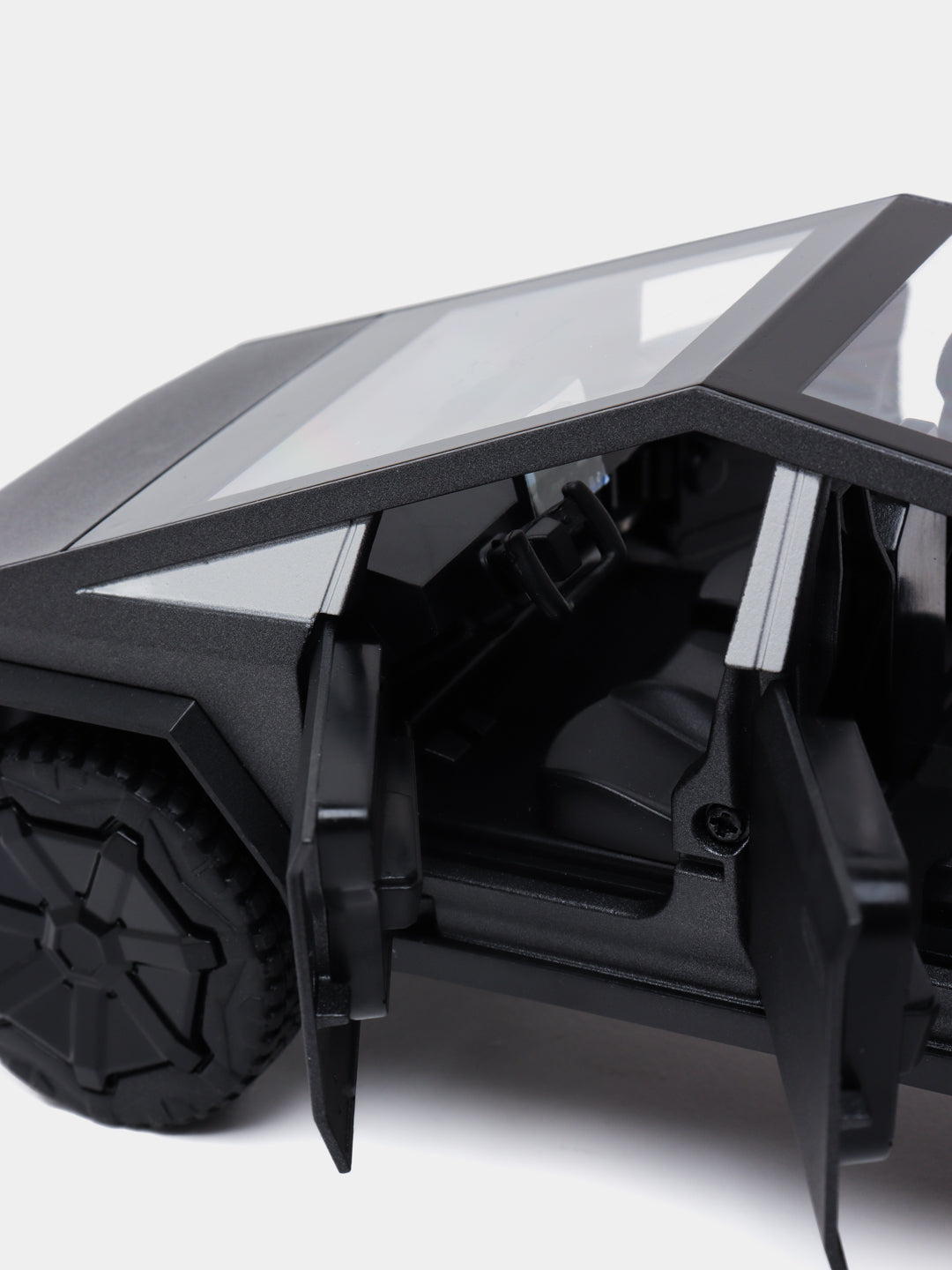 Tesla Cybertruck Trailer Camper 1:32 Diecast Scale model BLACK