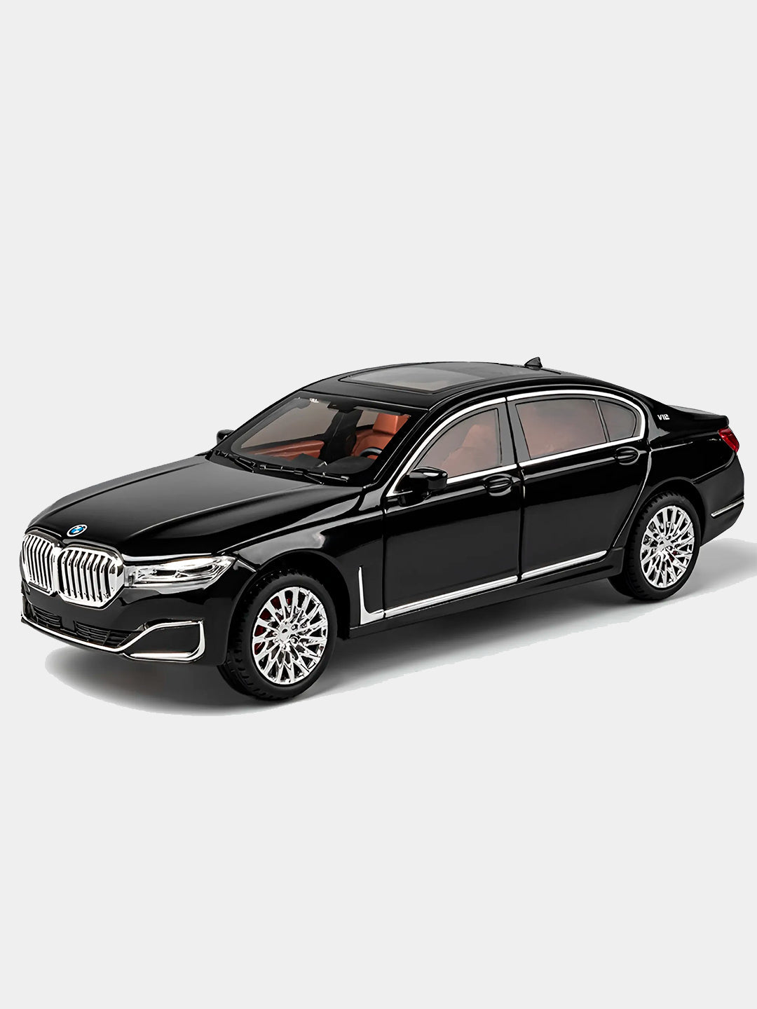 BMW 7 Series 760Li, inertia scale 1:24, with light and sound, 21.5 cm Collectible model