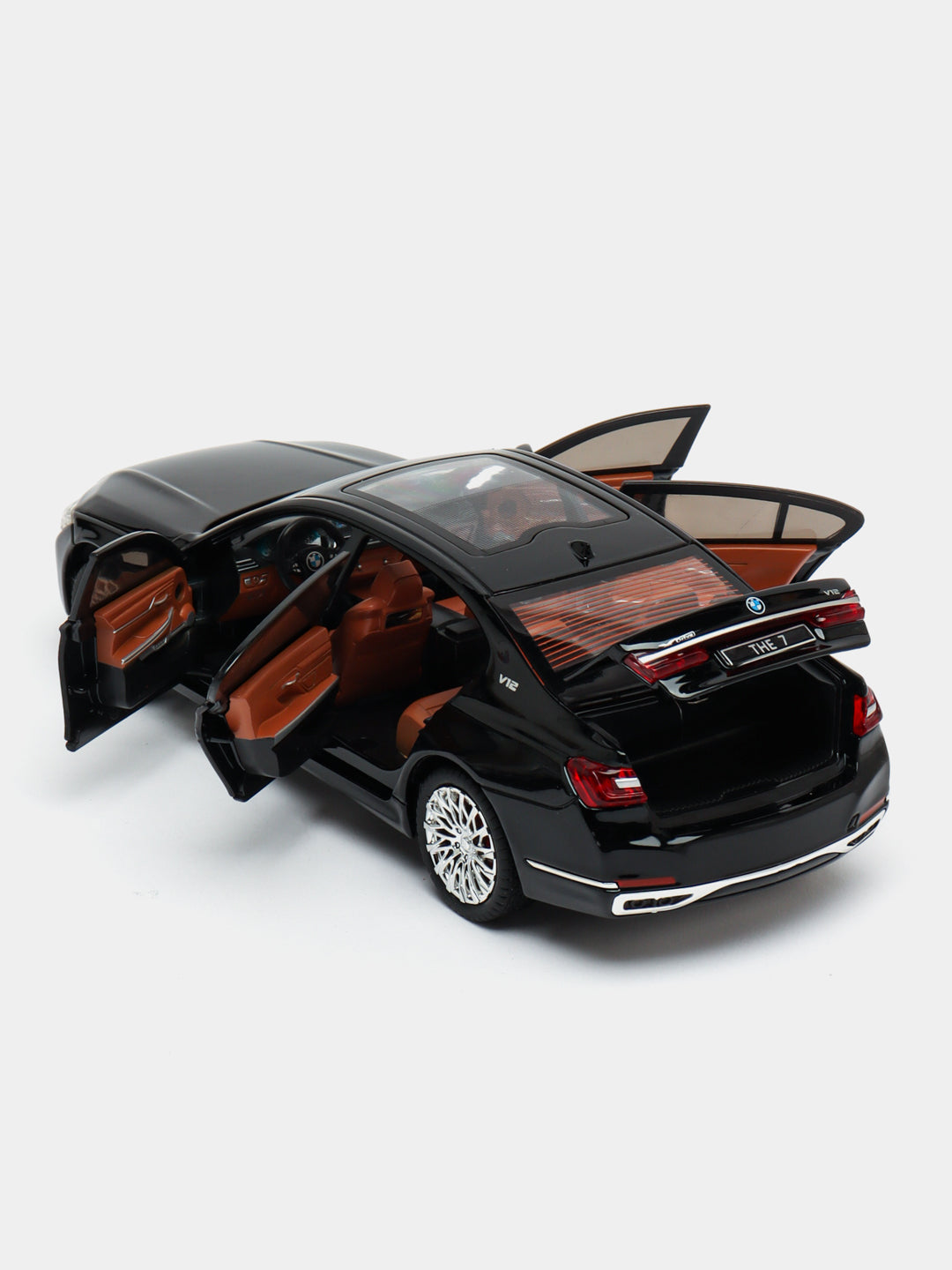 BMW 7 Series 760Li, inertia scale 1:24, with light and sound, 21.5 cm Collectible model