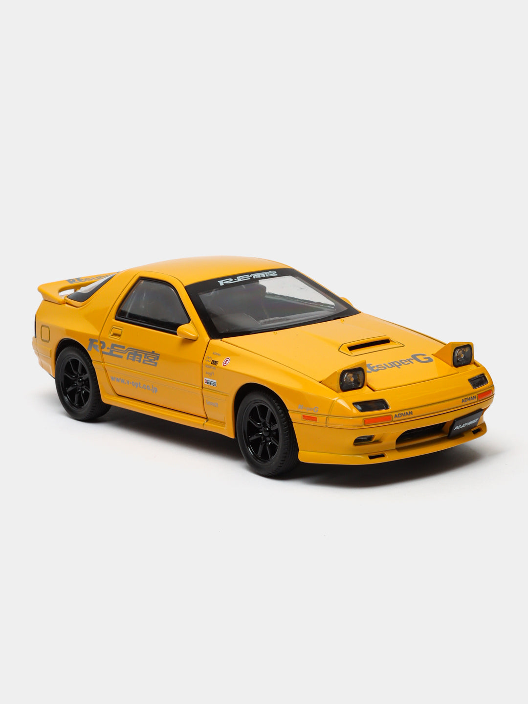 Metal car Mazda RX-7 with light and sound effects, 21 cm, scale 1:24