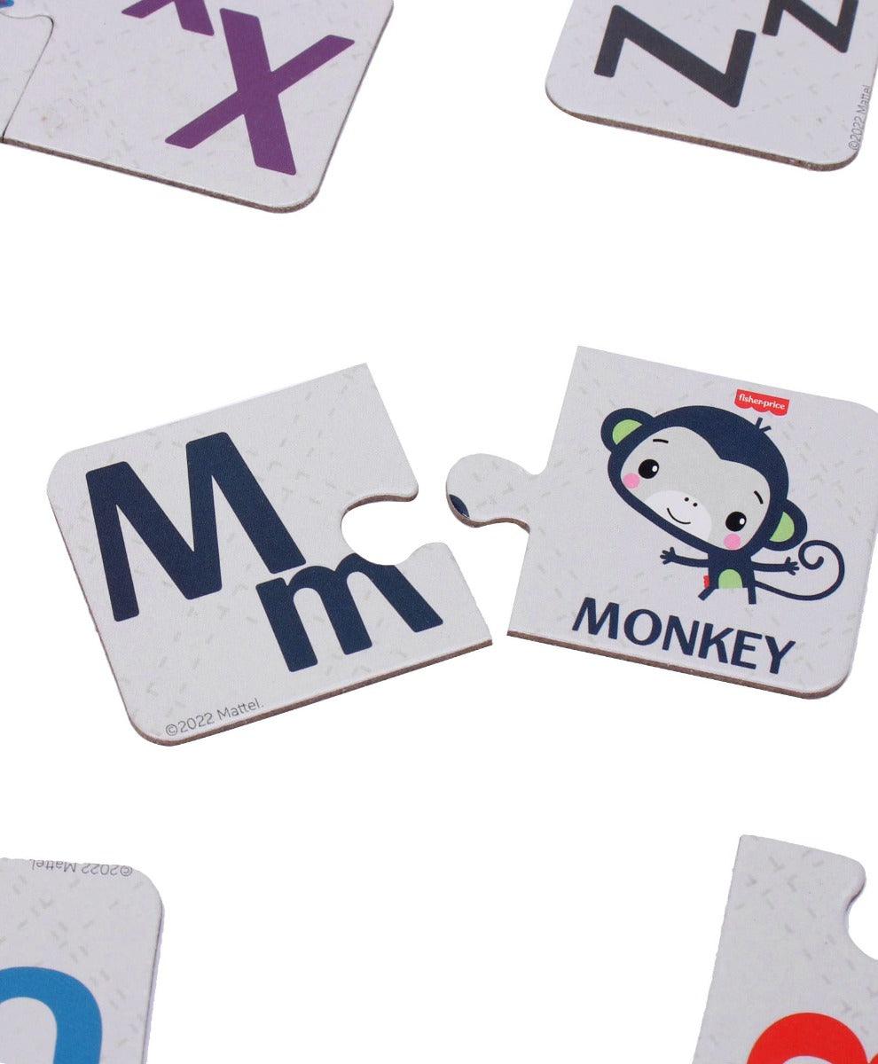 Fisher Price Fun with Alphabets 56 Pieces Alphabet Matching Puzzles for Kids