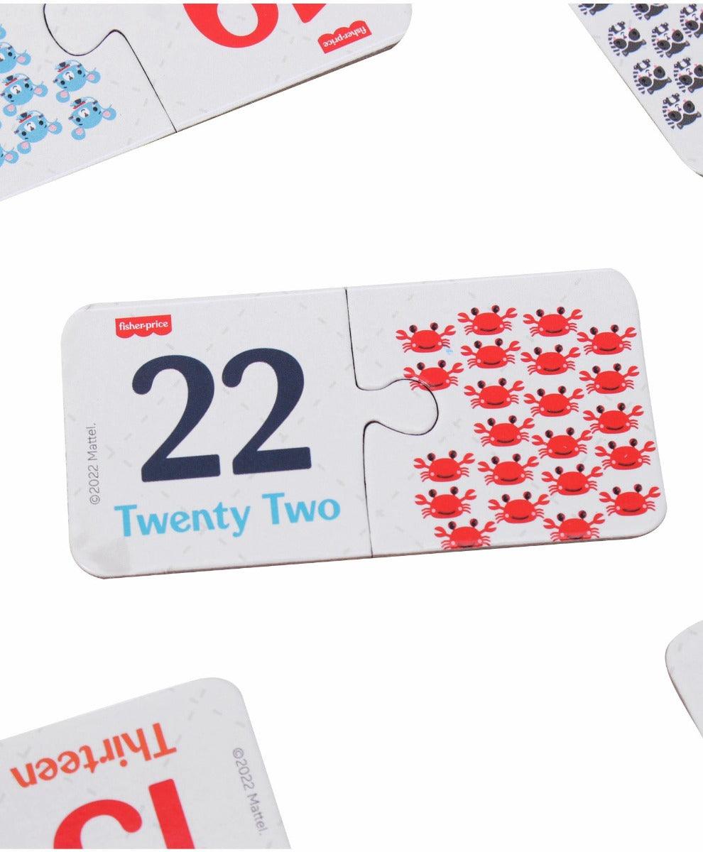 Fisher Price Fun with Numbers 50 Pieces Numbers Matching Puzzle for Kids