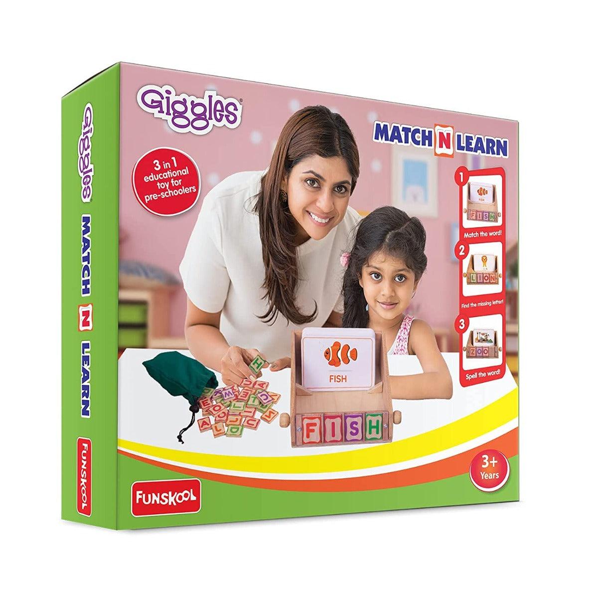 Match n Learn - Educational Toy for Ages 3-12 Years