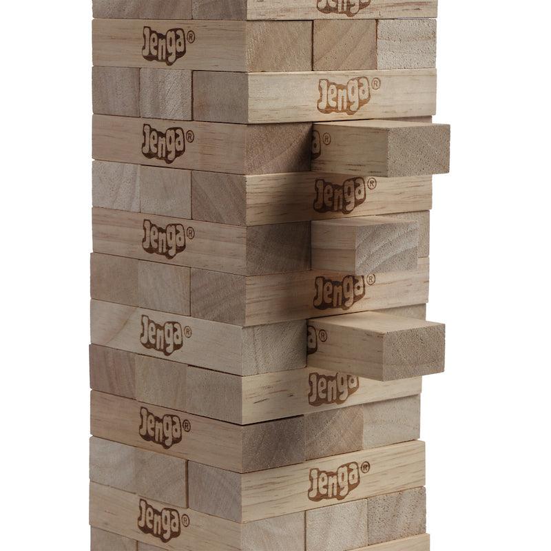 Jenga Tube Pack; Hardwood Blocks; Stacking Tower Game for Kids Ages 6 and Up, 1 or More Players