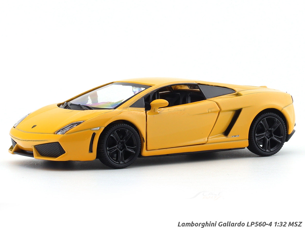 Lamborghini Gallardo LP560-4 Yellow 1:32 MSZ licensed pullback diecast Scale Model car collectible