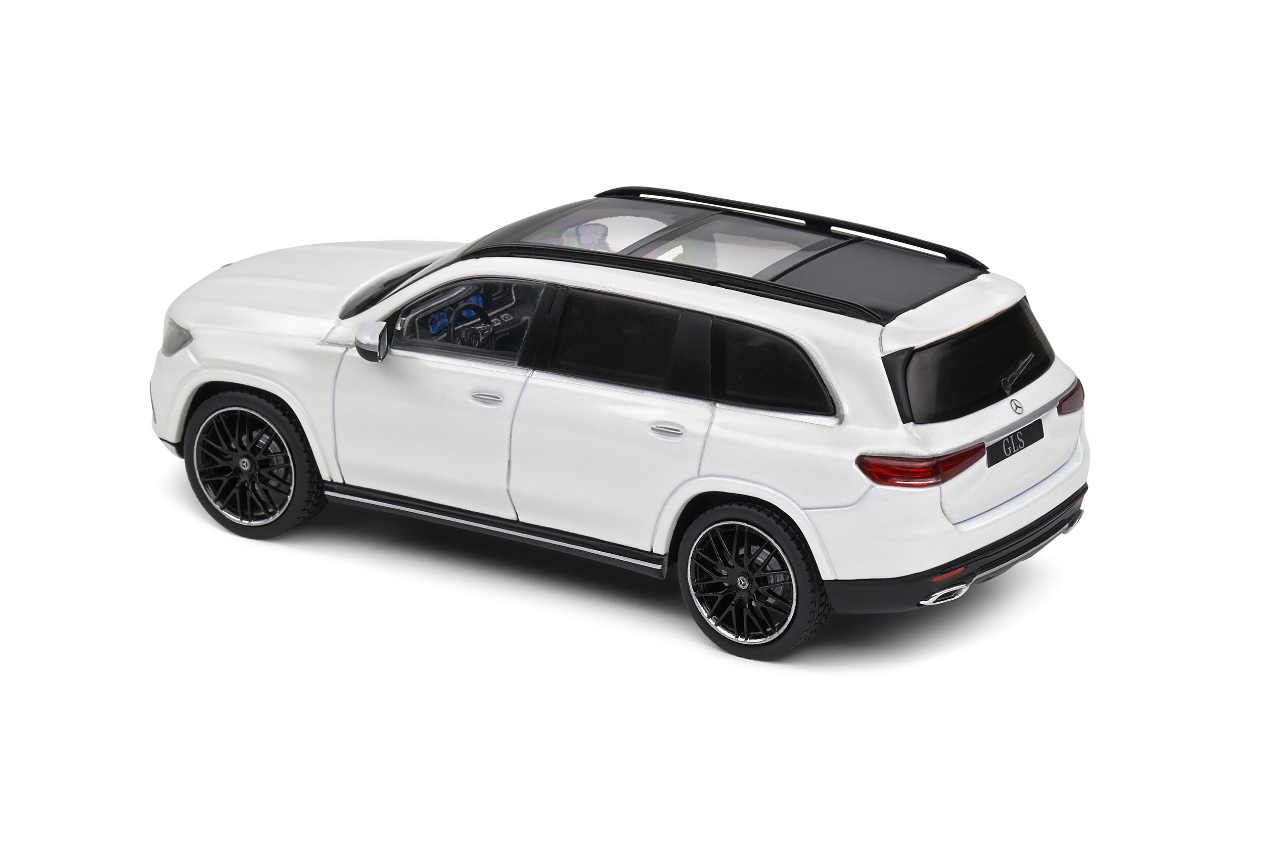 Mercedes Benz GLS - AMG Wheels - Diamond White 1:43 scale model car