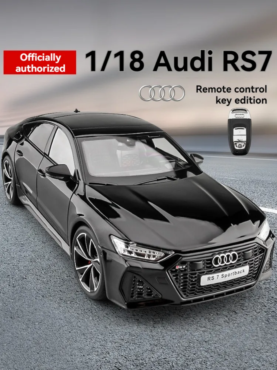 Audi RS7 Sportback with Key Remote Metal Diecast Car 1:18 (28x11 cm)