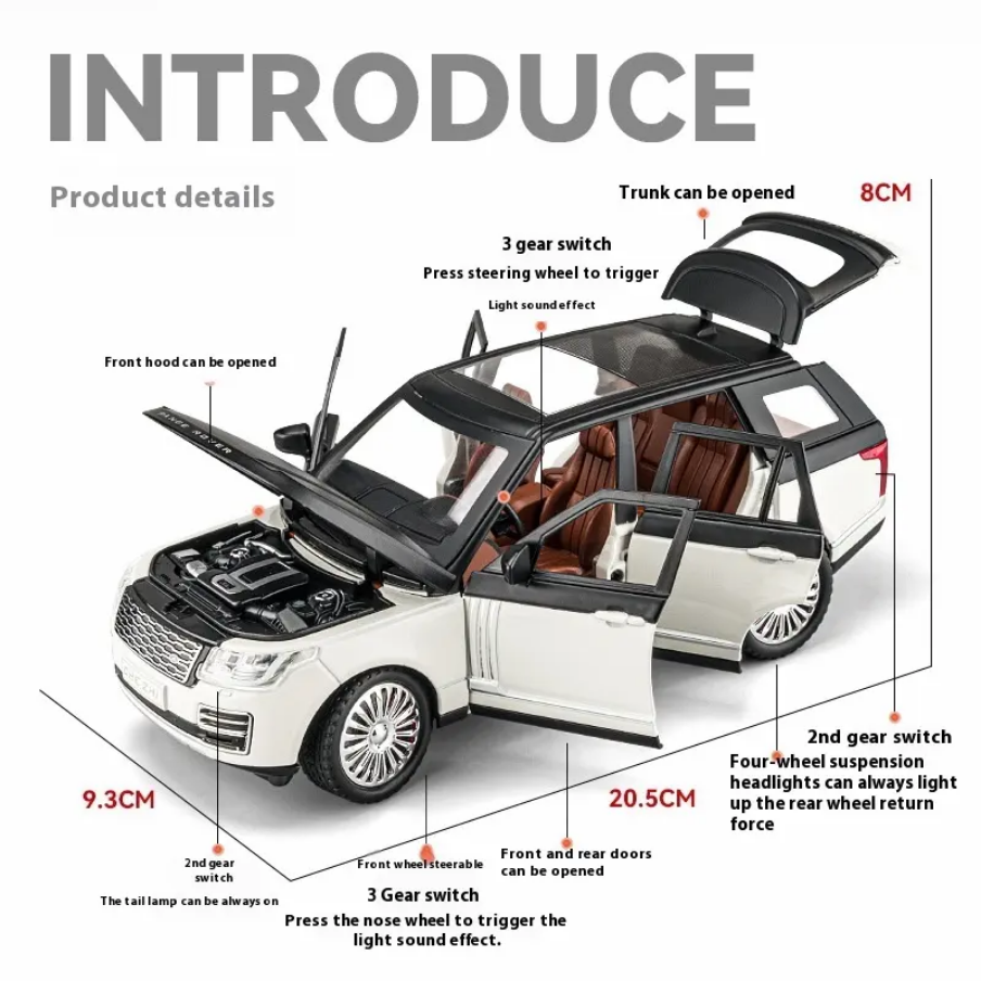 Range Rover Metal Diecast Car