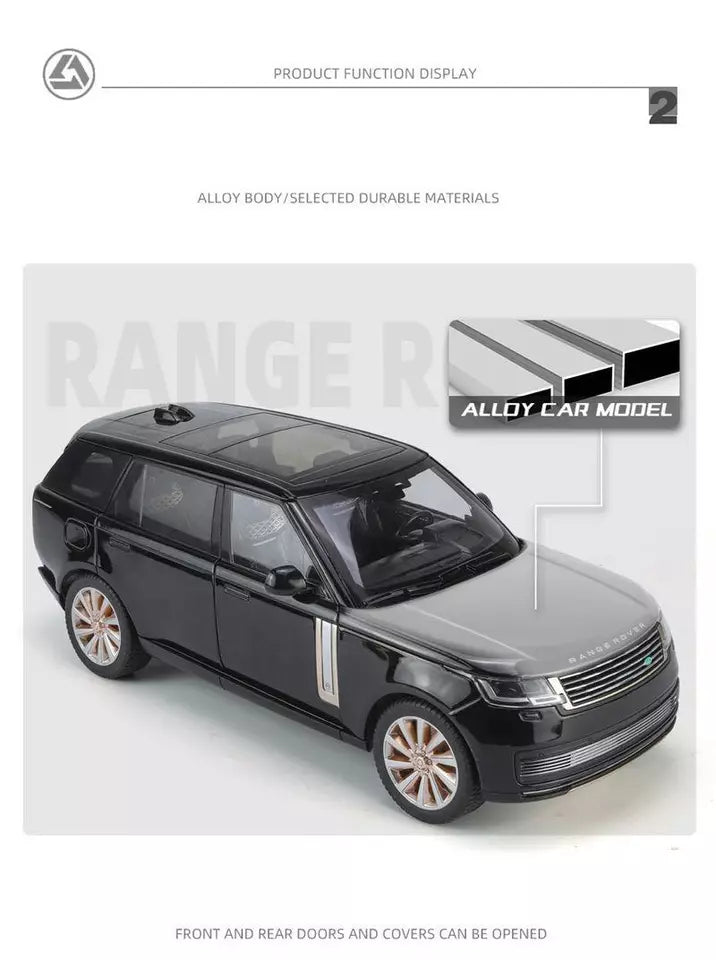 Range Rover Autobiography SV New Metal Diecast Car 1:18 (28x11 cm)