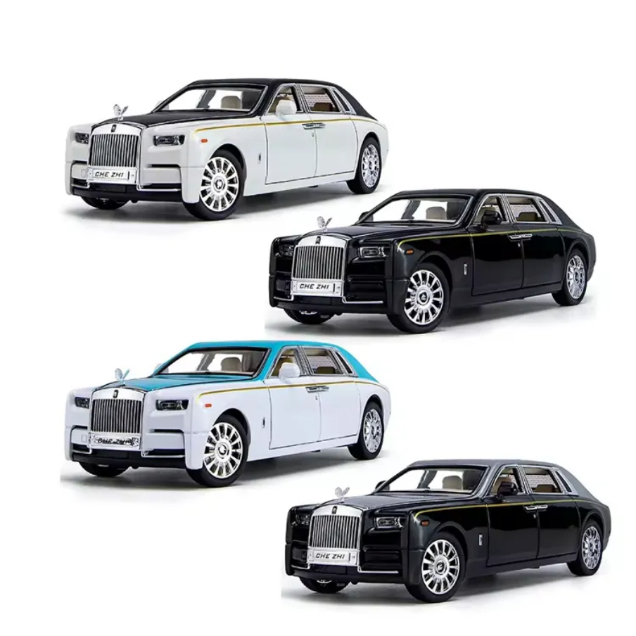 Rolls Royce Phantom Metal Diecast Car 1:24 (20x8 cm)