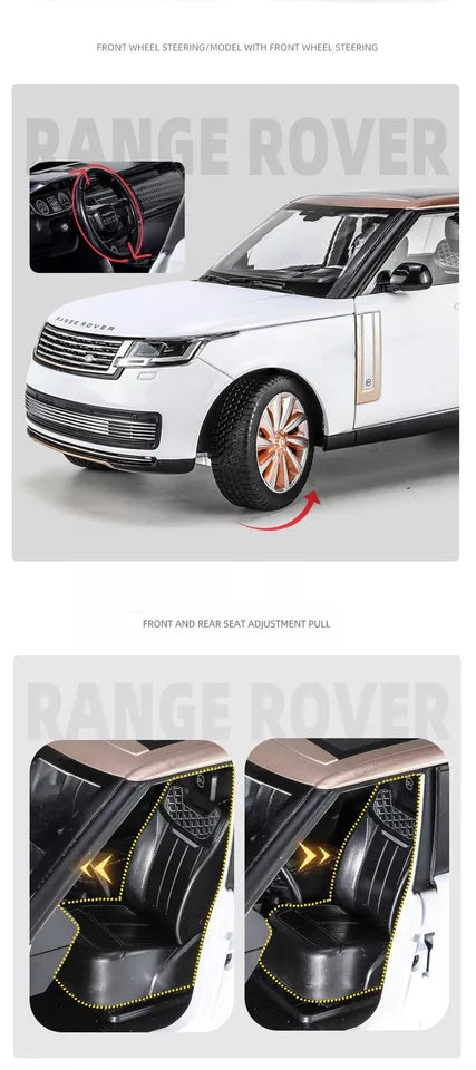 Range Rover Autobiography SV New Metal Diecast Car 1:18 (28x11 cm)