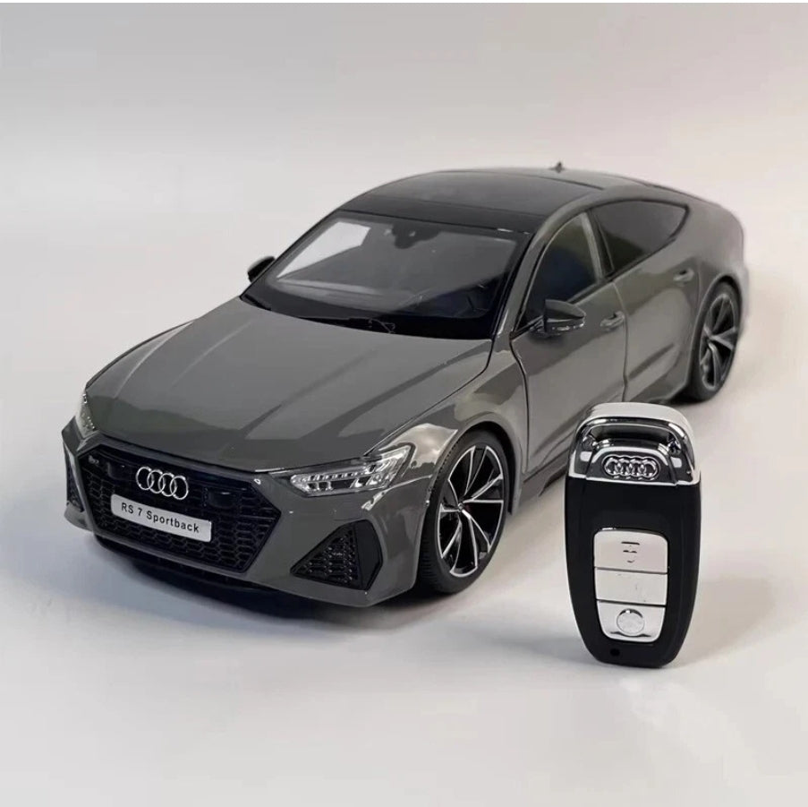 Audi RS7 Sportback with Key Remote Metal Diecast Car 1:18 (28x11 cm)