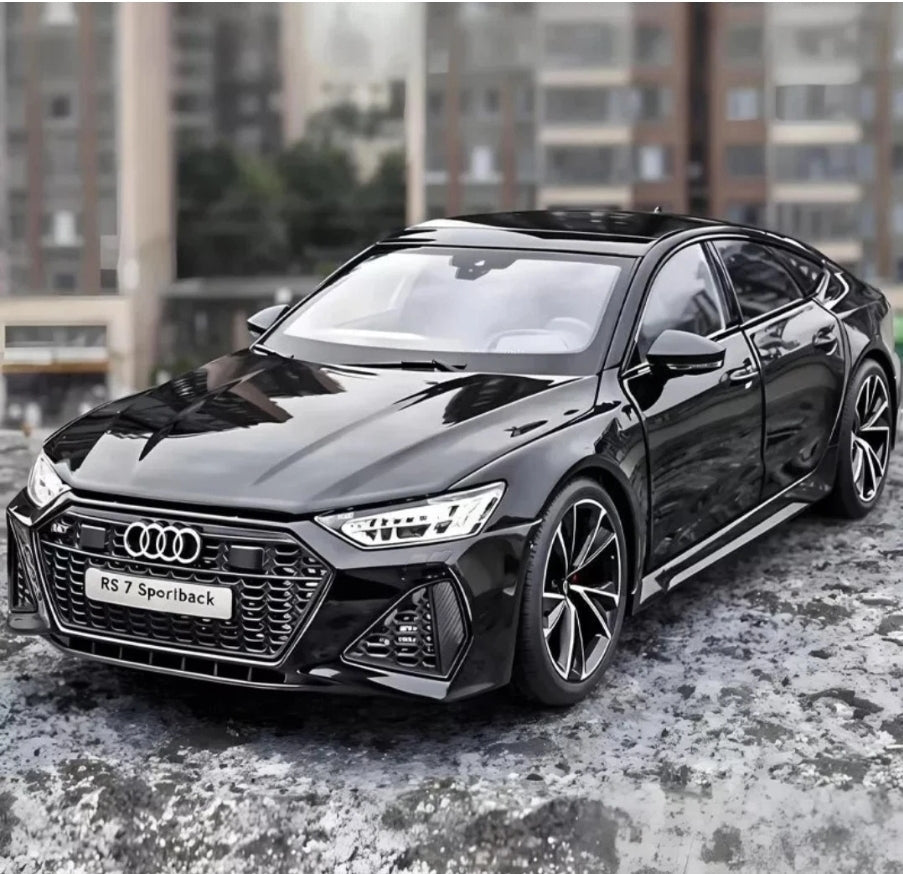 Audi RS7 Sportback with Key Remote Metal Diecast Car 1:18 (28x11 cm)