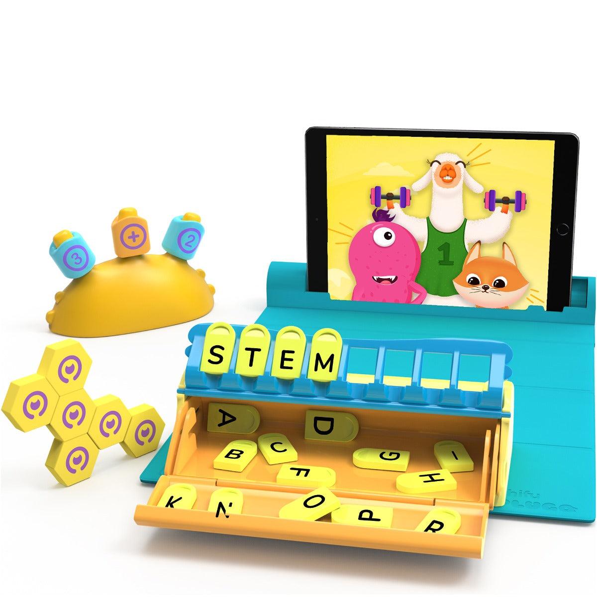 Plugo STEM Wiz Pack - Count, Letters & Link Kits for Kids Ages 4-10 Years (App Based, Device Not Included)