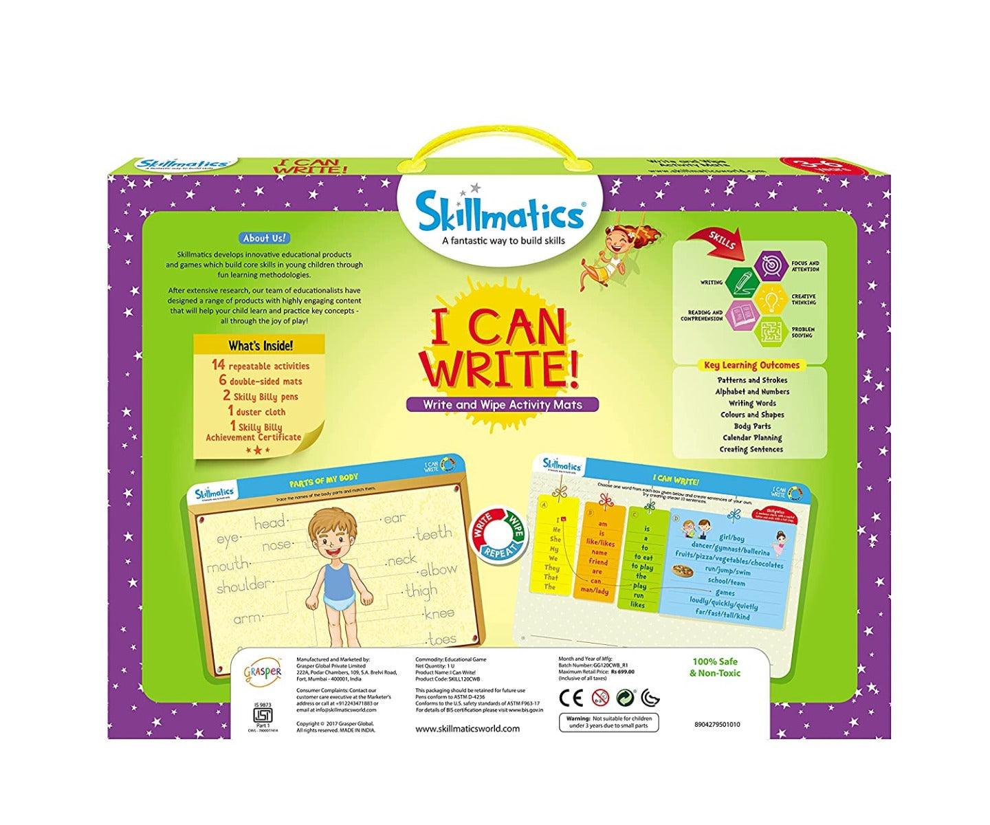 I Can Write! Reusable Activity Mats